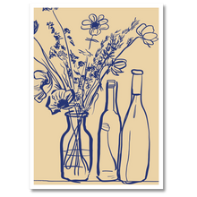 Laddar bild till gallerivisning, Everyday Bouquet Plakat Plakana 21x30 cm (A4) Hvid Egetræ