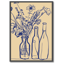 Laddar bild till gallerivisning, Everyday Bouquet Plakat Plakana 21x30 cm (A4) Sort egetræ