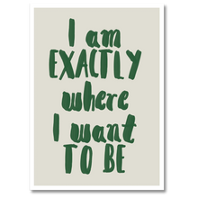 Laddar bild till gallerivisning, Here & Now Plakat Plakana 21x30 cm (A4) Hvid Egetræ