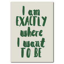 Laddar bild till gallerivisning, Here & Now Plakat Plakana 21x30 cm (A4) Ingen ramme