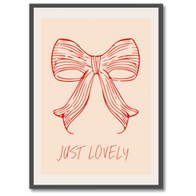 Laddar bild till gallerivisning, Just Lovely Plakat Plakana 21x30 cm (A4) Sort egetræ