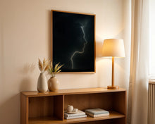 Laddar bild till gallerivisning, Lightning Face plakat Plakana