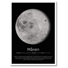 Laddar bild till gallerivisning, Måne Poster