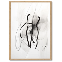 Laddar bild till gallerivisning, Dancing Shadows Plakat Plakana 21x30 cm (A4) Egetræ