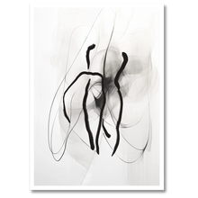 Laddar bild till gallerivisning, Dancing Shadows Plakat Plakana 21x30 cm (A4) Hvid Egetræ
