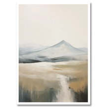 Laddar bild till gallerivisning, Silent Mountain Plakat Plakana 21x30 cm (A4) Hvid Egetræ