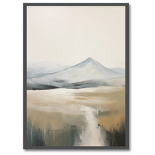 Laddar bild till gallerivisning, Silent Mountain Plakat Plakana 21x30 cm (A4) Sort egetræ