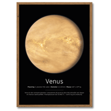 Laddar bild till gallerivisning, Venus Poster Plakana SE 21x30 cm (A4) Mørk egetræ