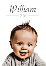 Laddar bild till gallerivisning, Børne portræt Plakana