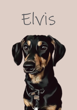 Laddar bild till gallerivisning, Kæledyrs portræt Plakana