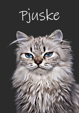 Laddar bild till gallerivisning, Kæledyrs portræt Plakana