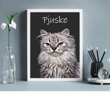 Laddar bild till gallerivisning, Kæledyrs portræt Plakana