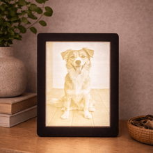 Laddar bild till gallerivisning, Kæledyrs lysbillede i ramme Plakana
