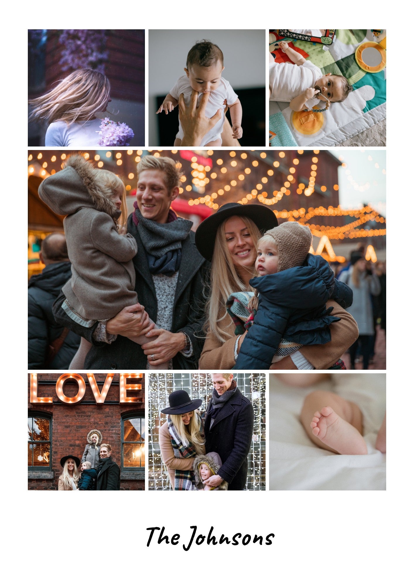Fotocollage poster 21x30cm (A4)