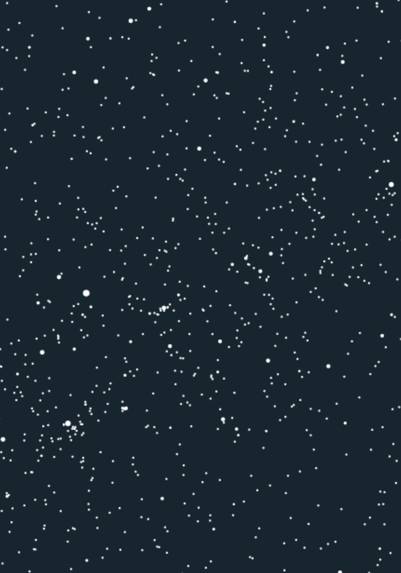 Stjärnhimmel poster utan text 21x30cm (A4)