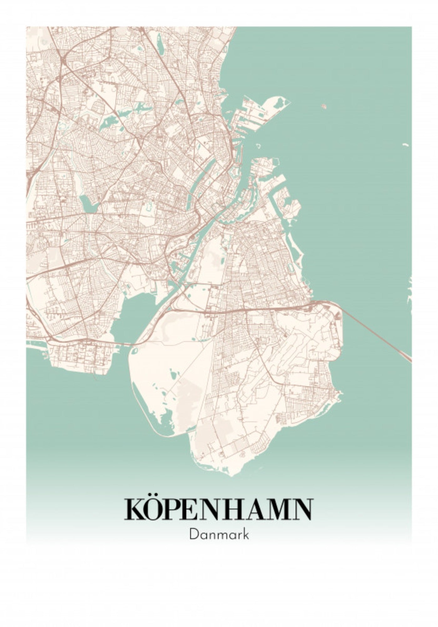 Köpenhamn - Danmark 21x30cm (A4)