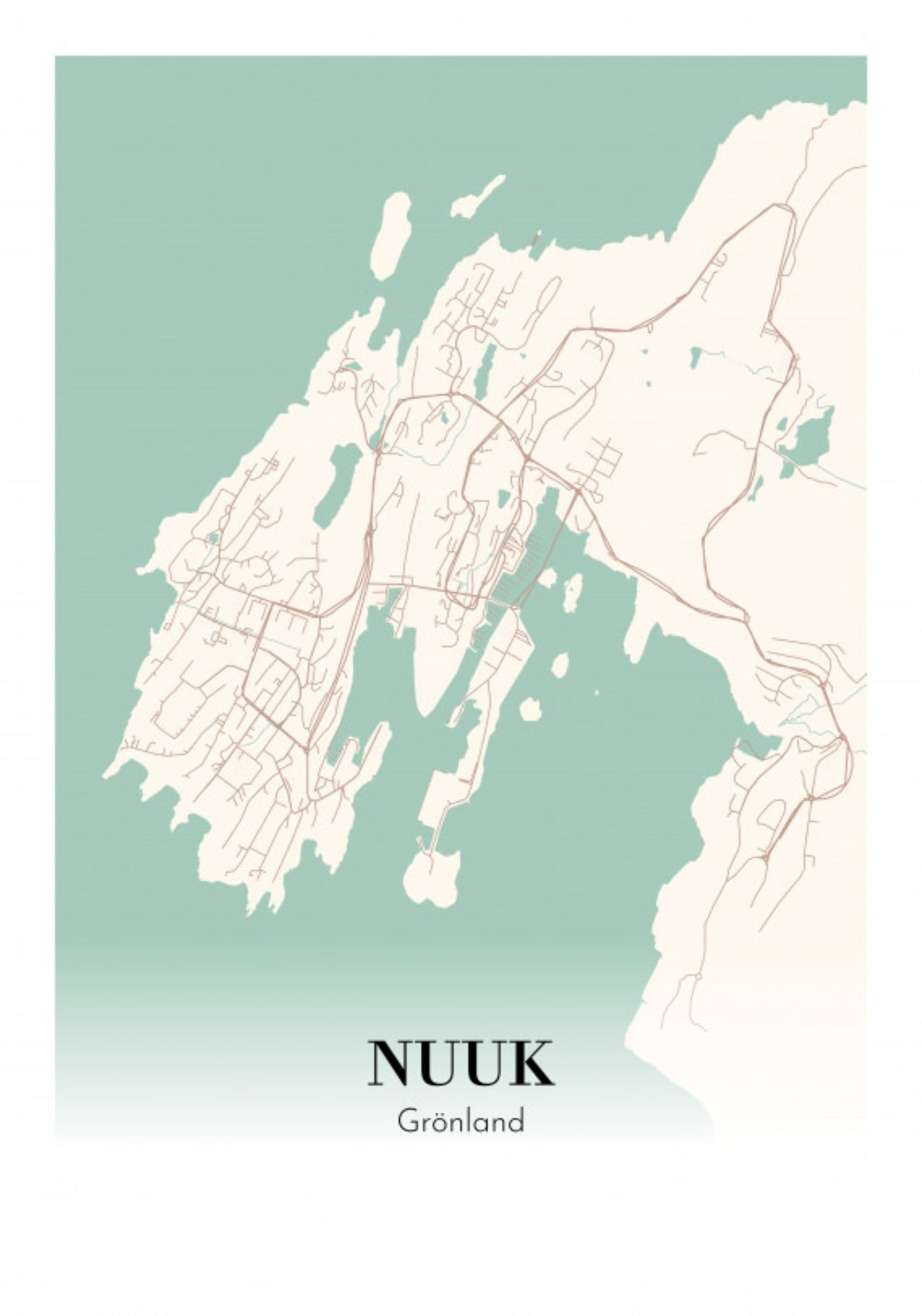 Nuuk - Grönland 21x30cm (A4)