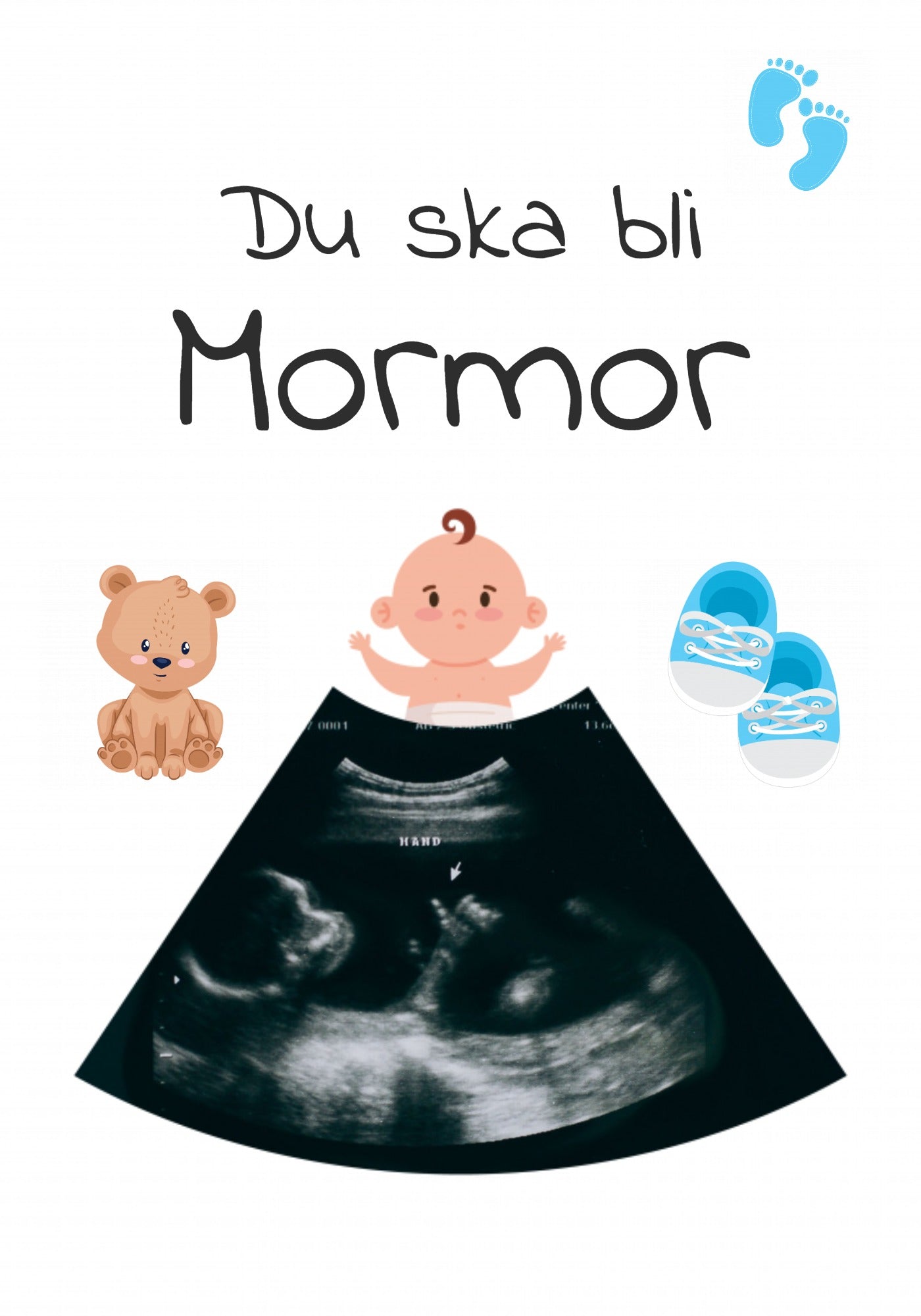 Du ska bli... babyposter 35x50 cm (B3)