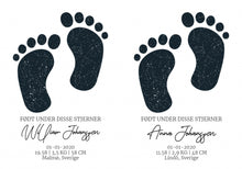 Laddar bild till gallerivisning, Footprint Stjärnhimmel Dubbel Poster Plakana SE
