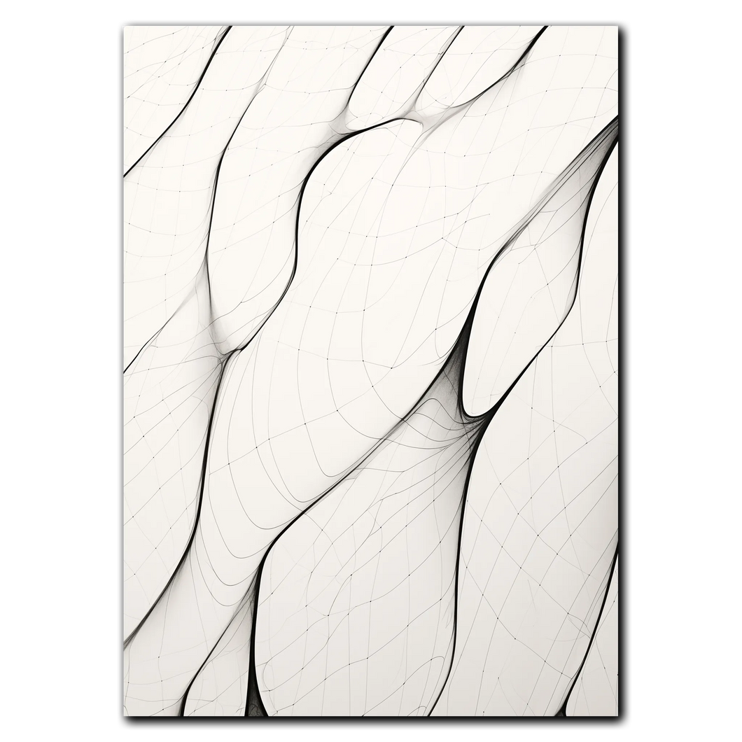 Abstract Curves Plakat