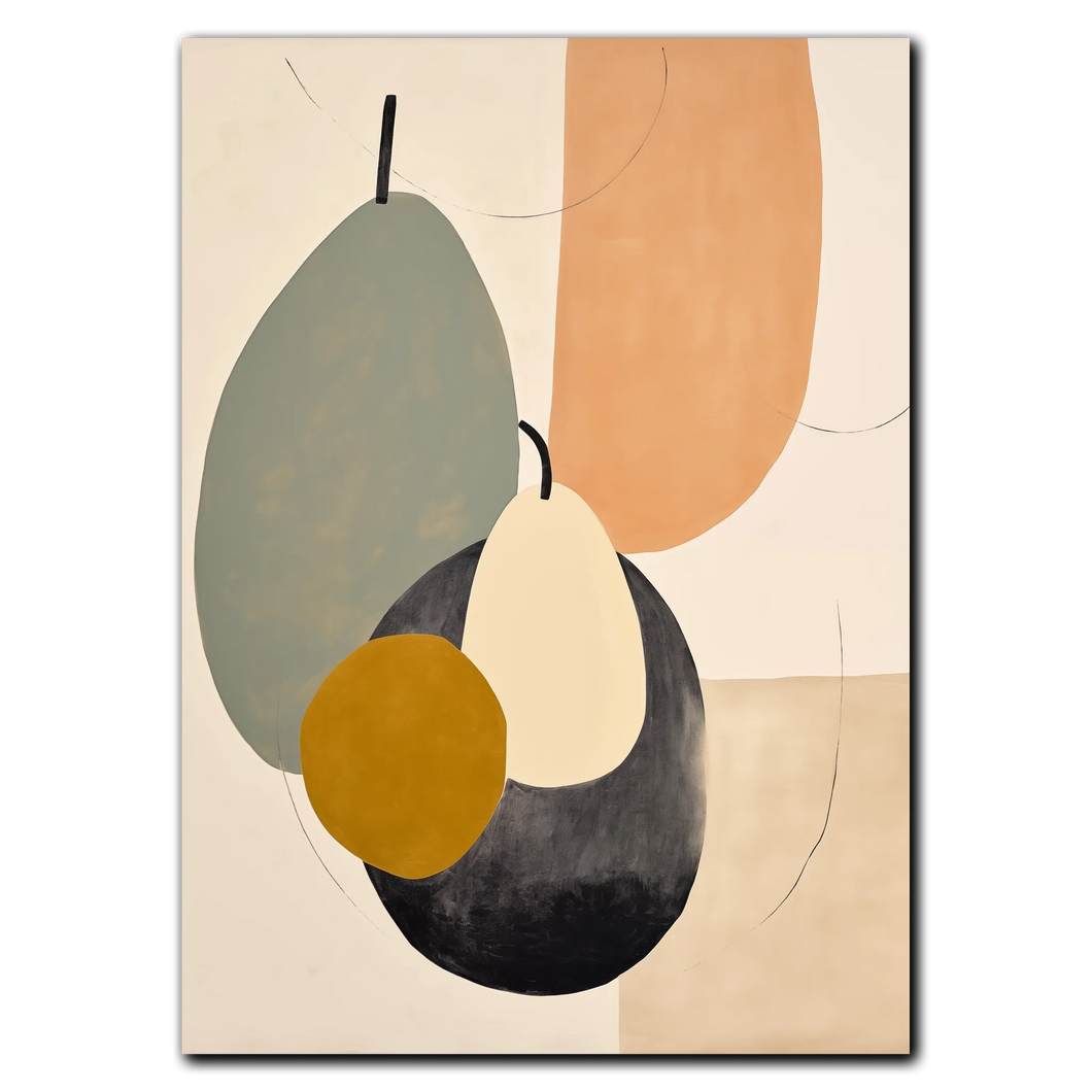 Abstract Fruits Plakat