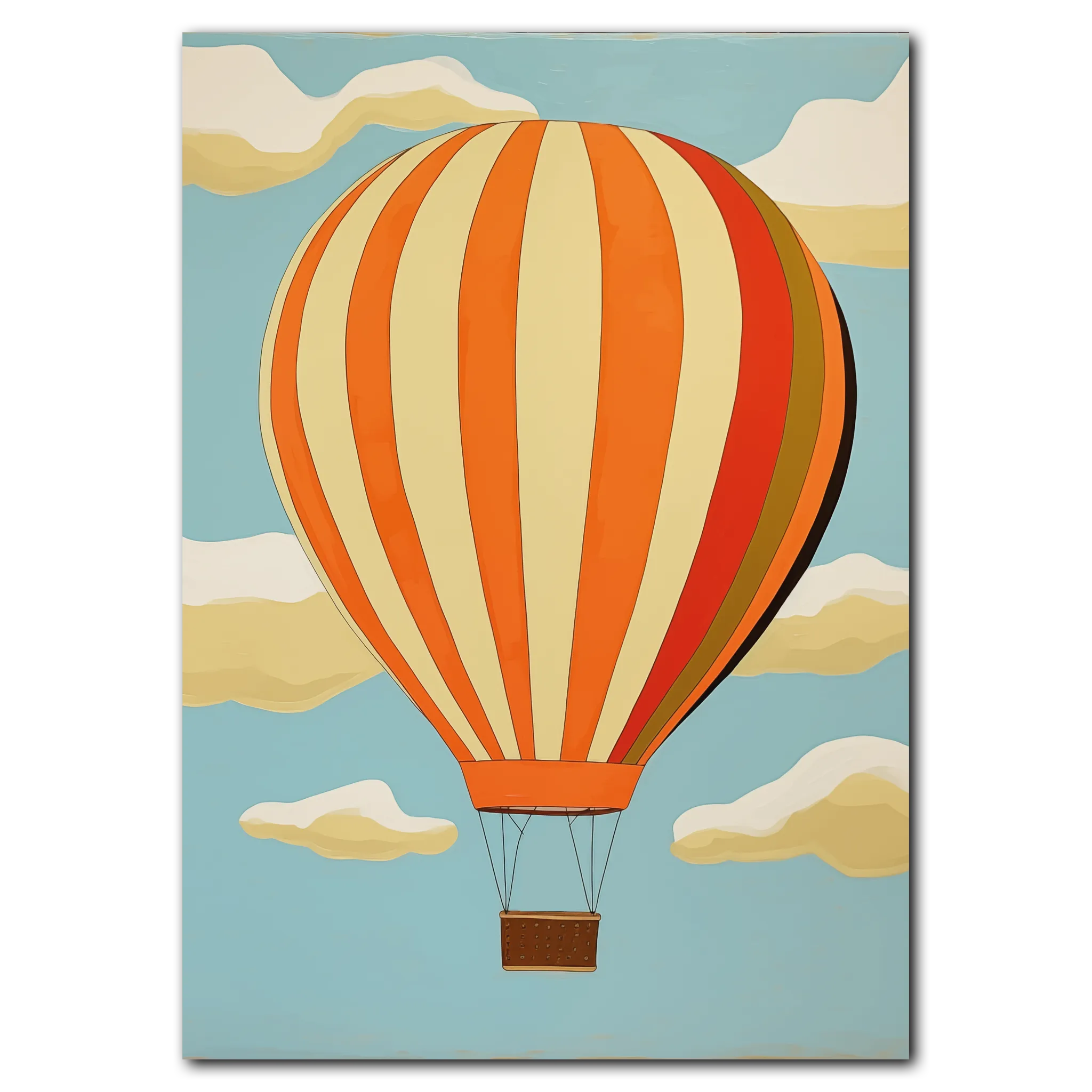 Ballonfart poster 60x84 cm (A1) / Ek