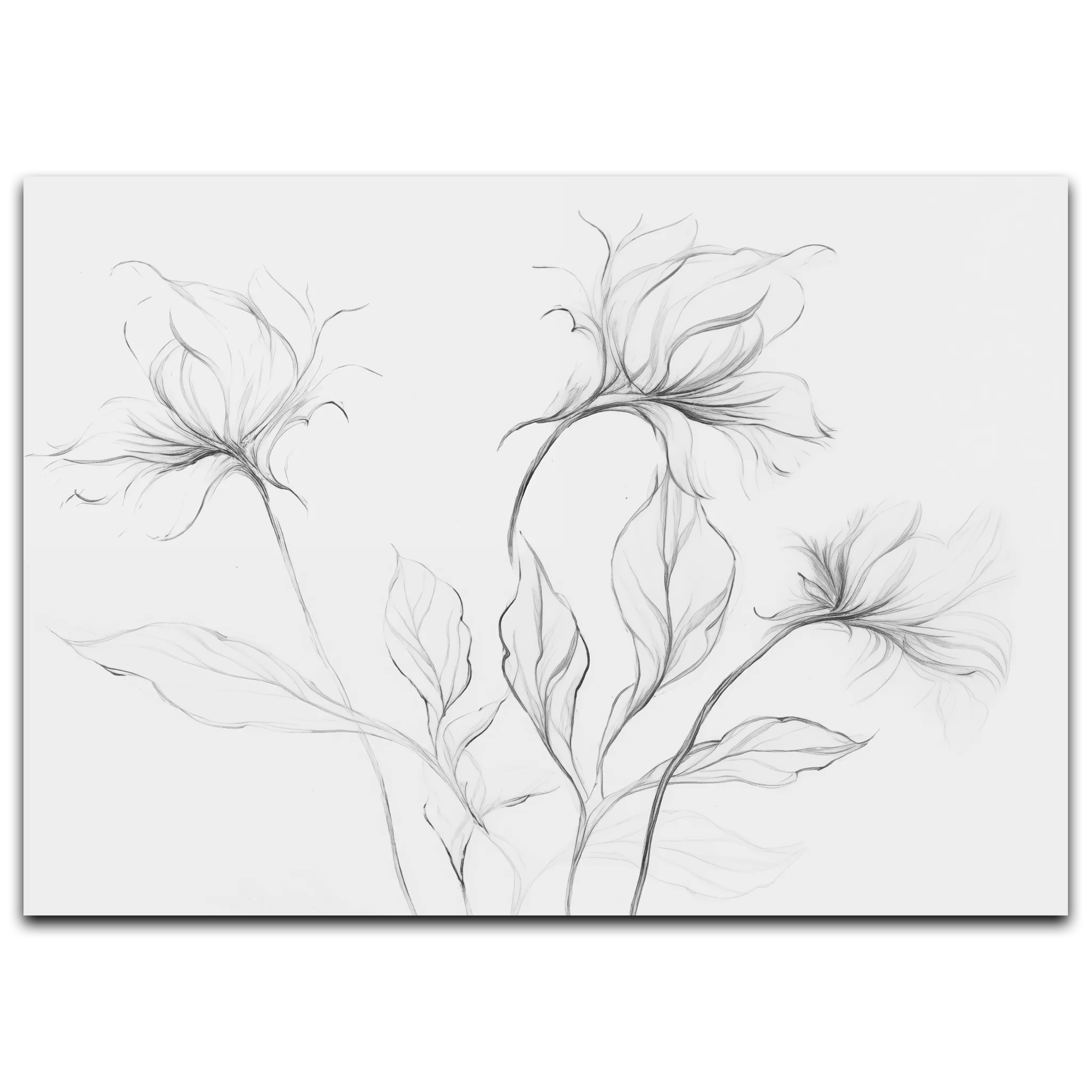 Delicate Flora Plakat 35x50 cm (B3) / Ingen ramme