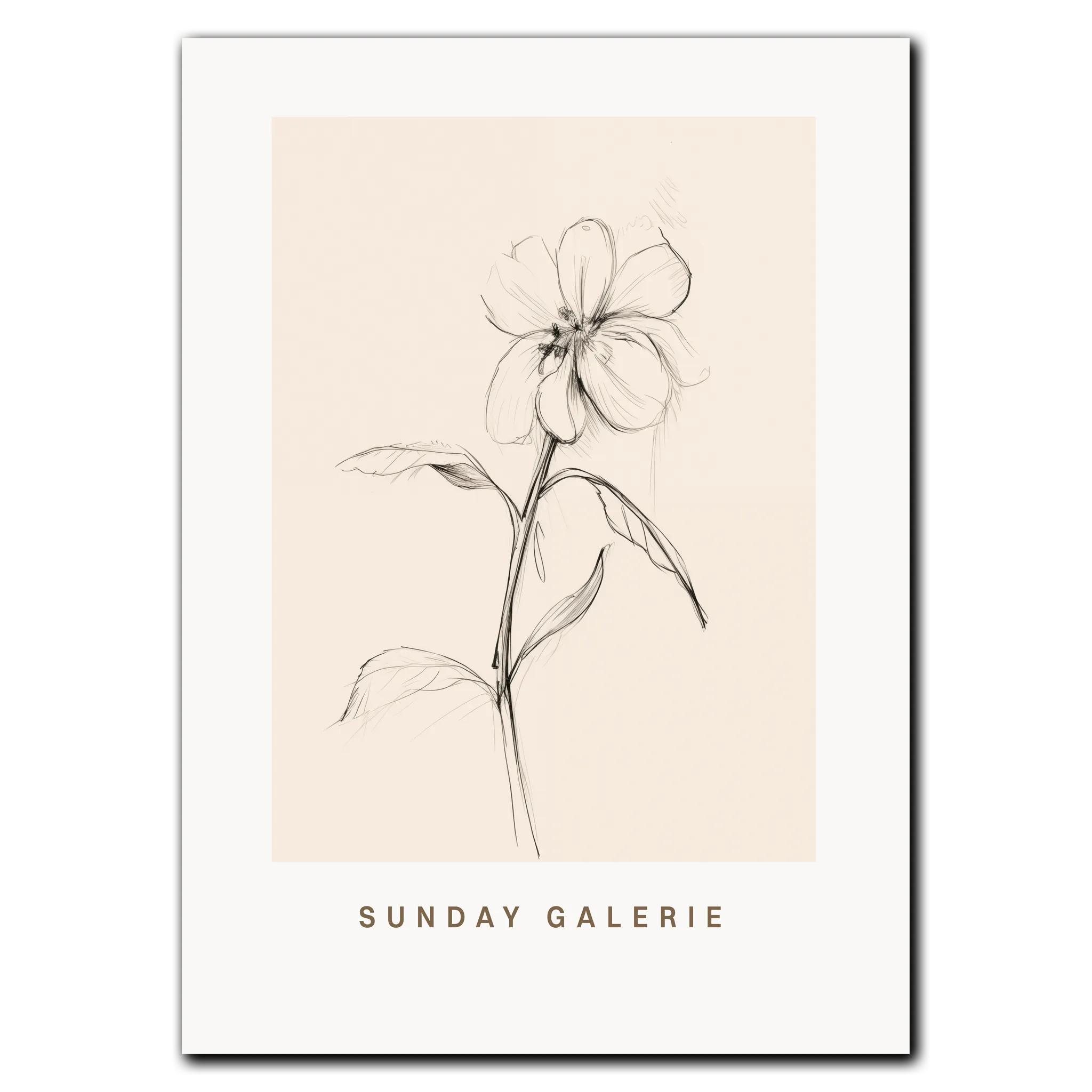 Galerie Sunday Plakat 21x30 cm (A4) / Ingen ramme