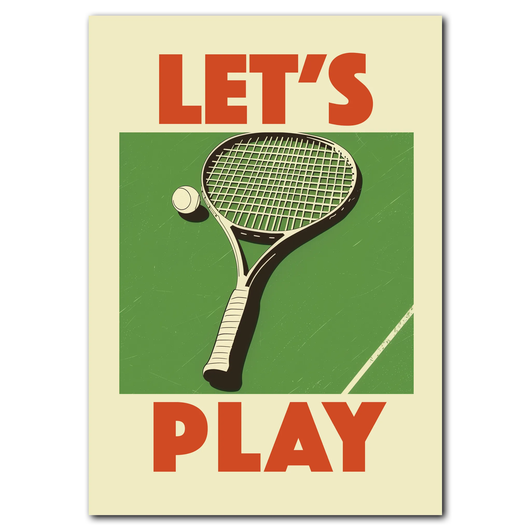 Let's Play poster 21x30 cm (A4) / Ingen ram