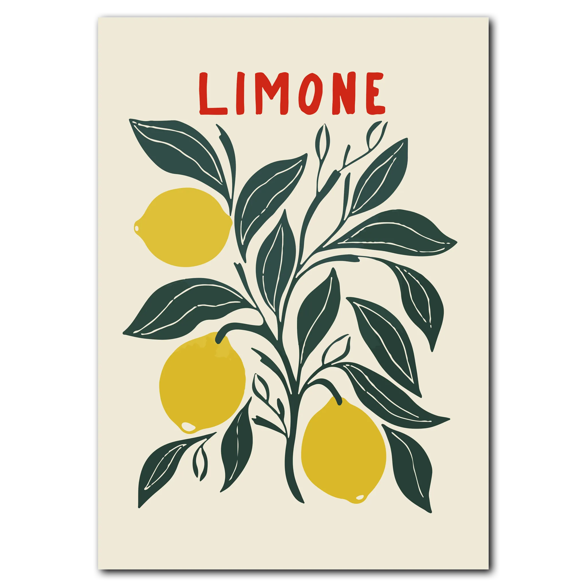 Limone poster 21x30 cm (A4) / Ingen ram