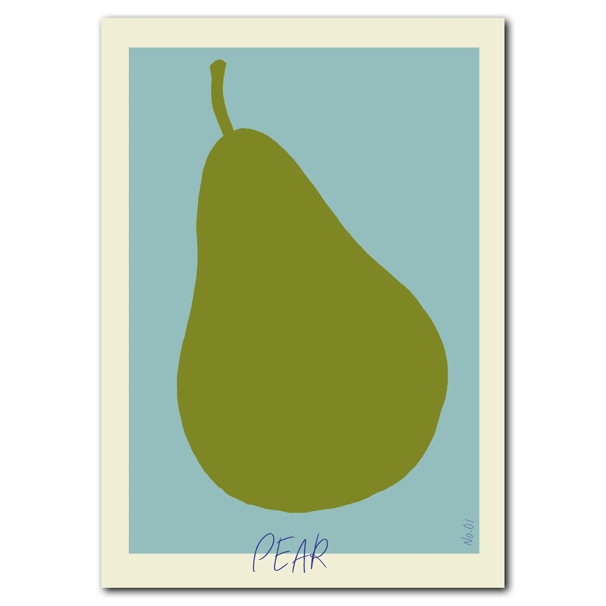 Pear No. 1 poster 50x70 cm (B2) / Svart ek