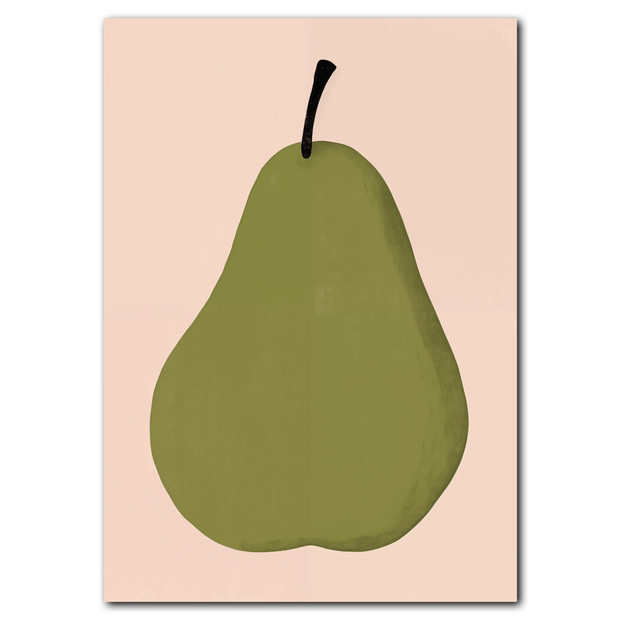Päron no. 2-poster 30x42 cm (A3) / Ingen ram