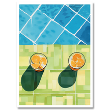 Ladda upp bild till gallerivisning, Poolside Lemons Plakat
