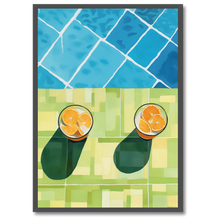 Ladda upp bild till gallerivisning, Poolside Lemons Plakat
