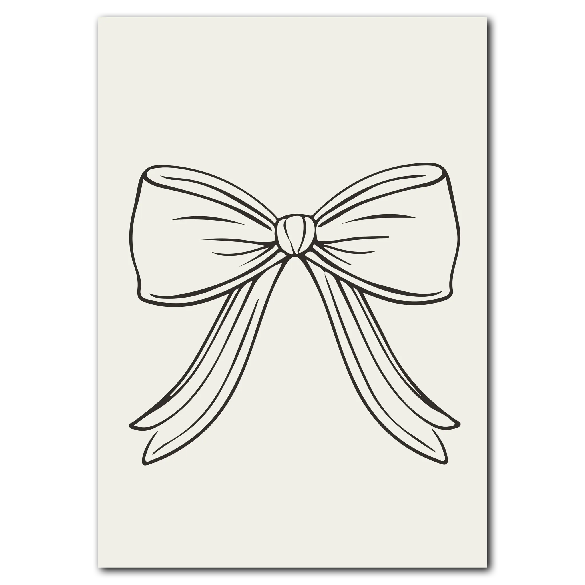 Ribbon No. 1 poster 42x60 (A2) / Mörk ek