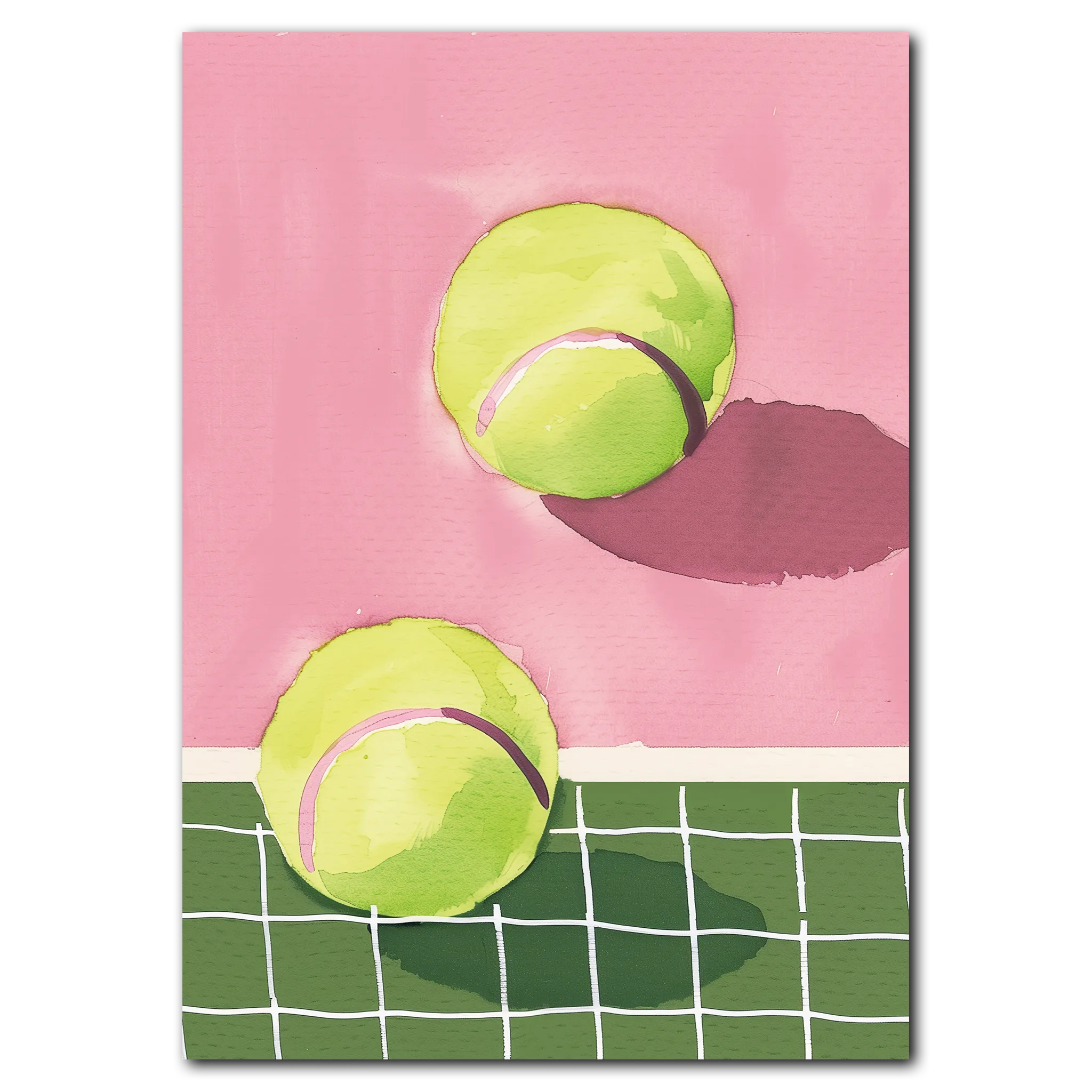 Tennis Joy poster 21x30 cm (A4) / Ingen ram