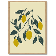 Ladda upp bild till gallerivisning, Yellow Lemon Plakat
