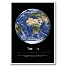 Laddar bild till gallerivisning, Jorden Poster
