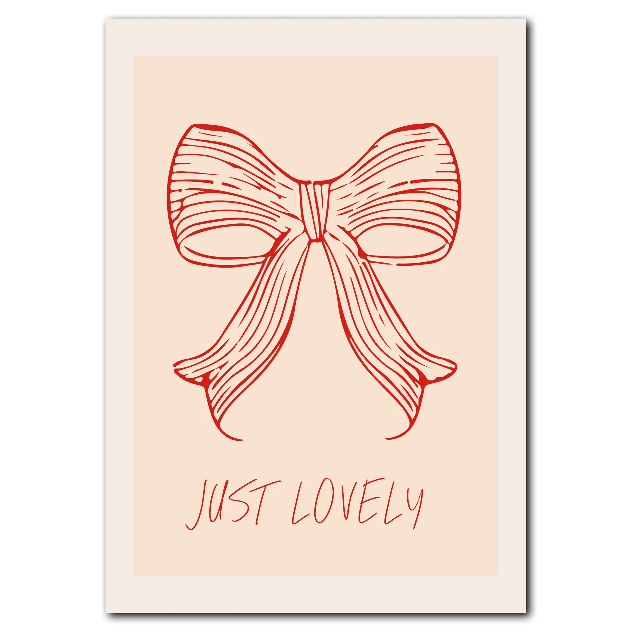 Just Lovely poster 21x30 cm (A4) / Ingen ram
