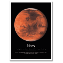 Laddar bild till gallerivisning, Mars Poster
