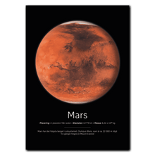 Laddar bild till gallerivisning, Mars Poster
