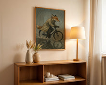 Laddar bild till gallerivisning, Ræv på cykel plakat Plakana
